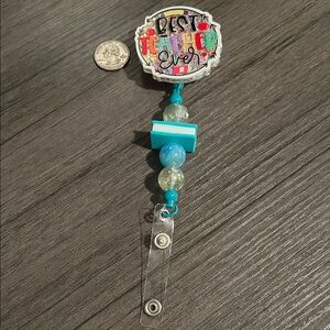 Teacher badge reel